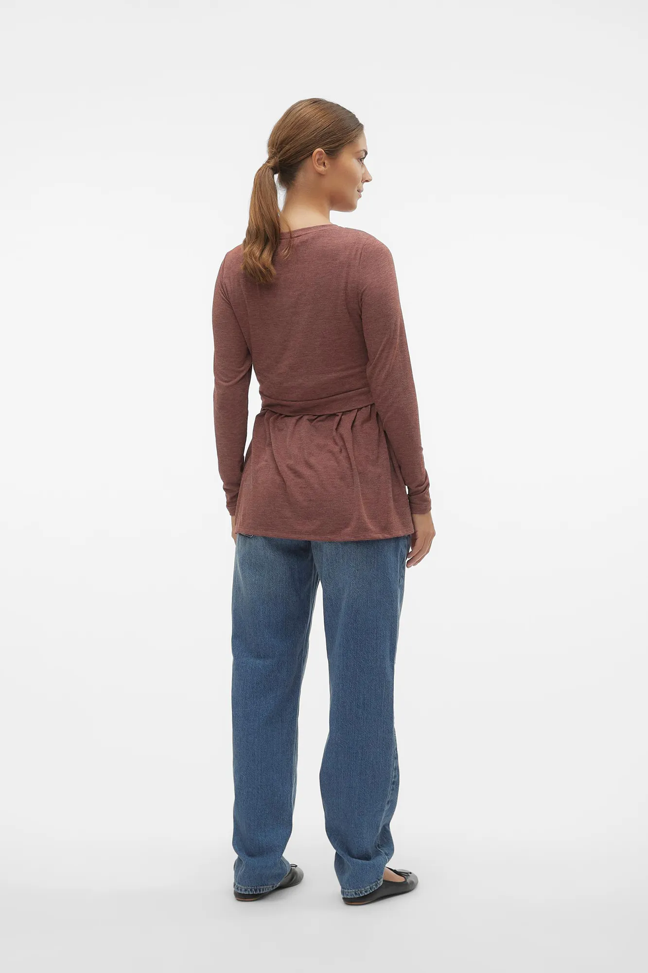 Mamalicious Top de manga larga doble función maternity