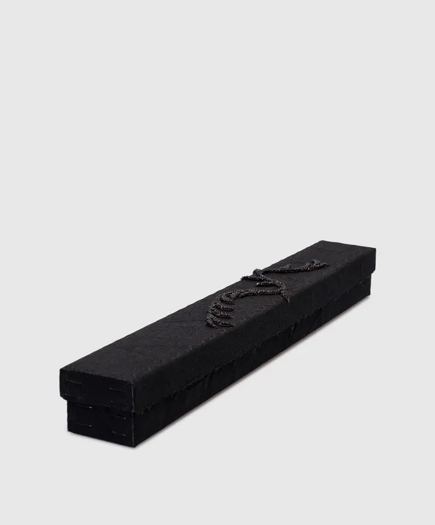 Marc Le Bihan Black cascading necklace