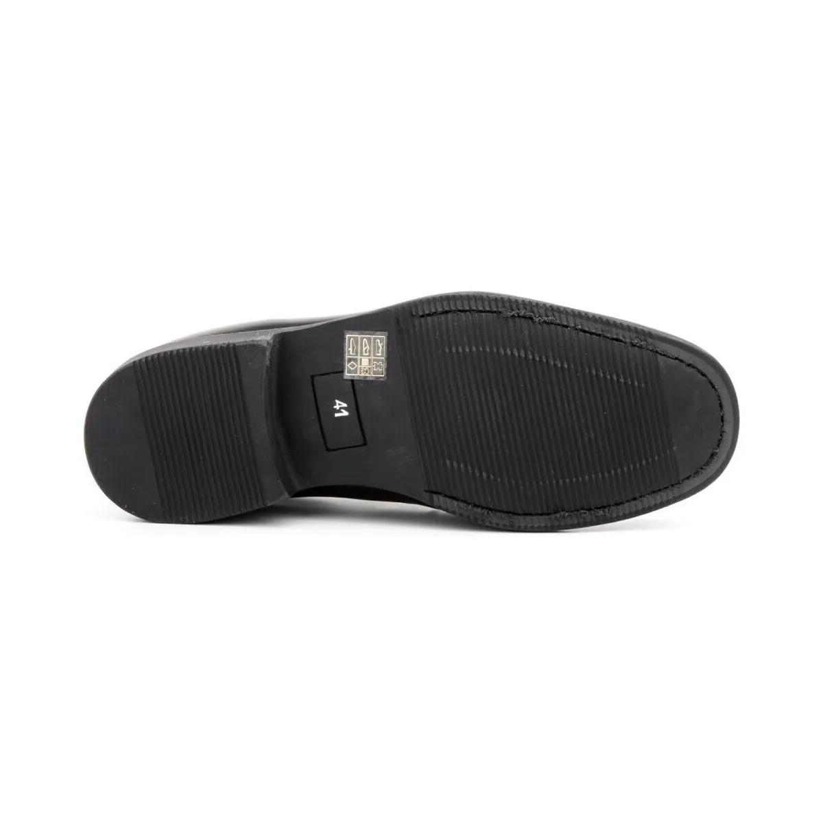 Mocasines Ancho Especial de piel negros by Ibérico