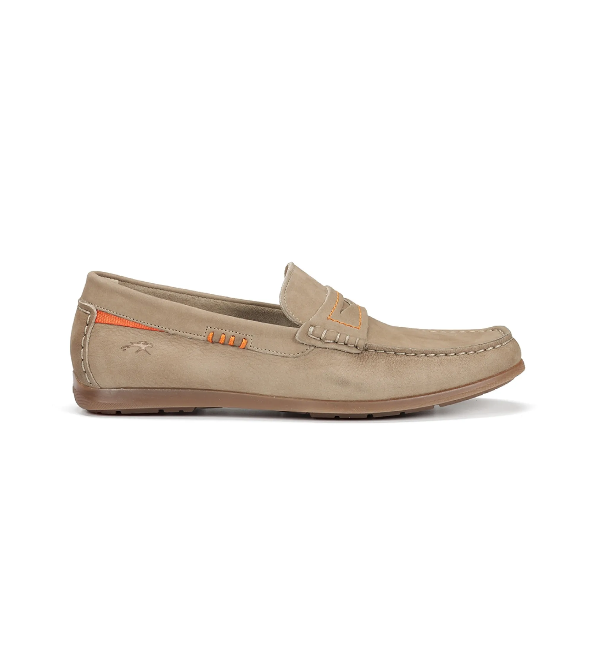Mocasines de Piel Troy F1730 beige