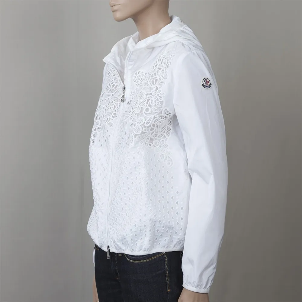 Moncler Chubasquero Blanco  T 2