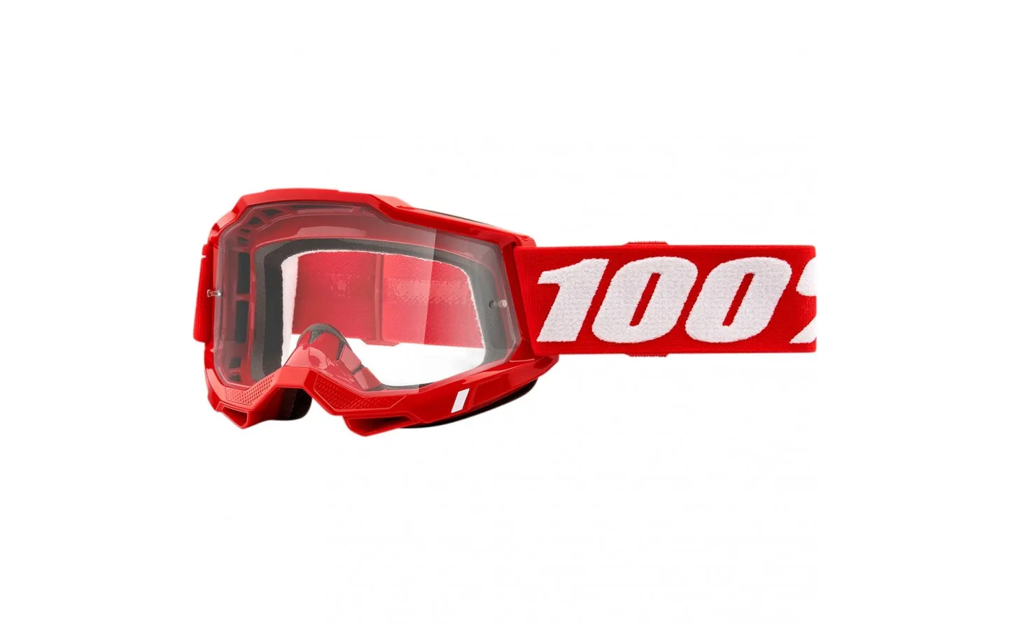 Máscara 100% Accuri 2 Otg Rojo Transparente |26012859|