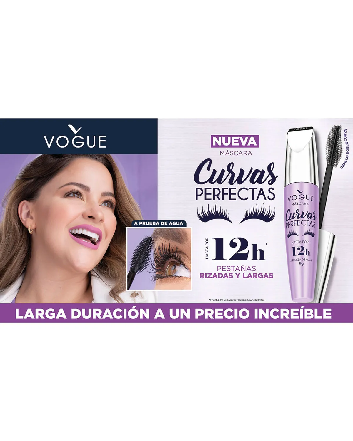 Máscara de pestaas Vogue 9 gramos