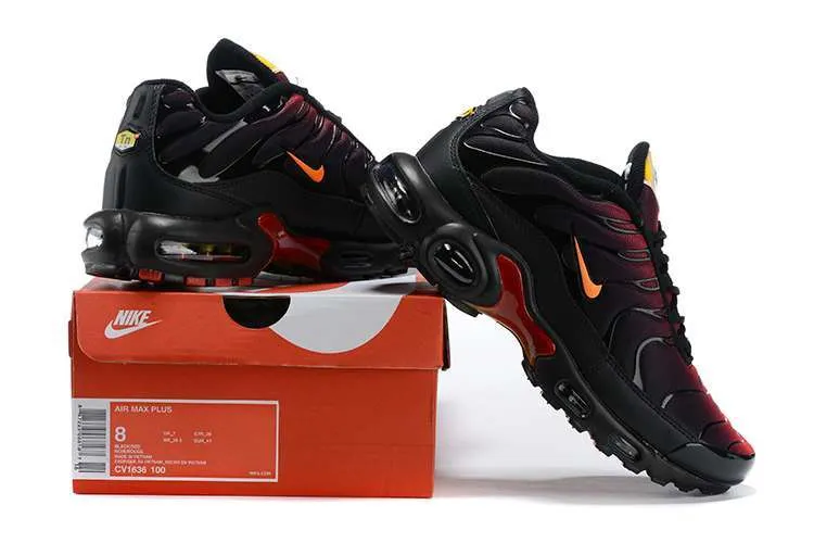 Nike TN Air Max Plus Negro, Rojo y Naranja