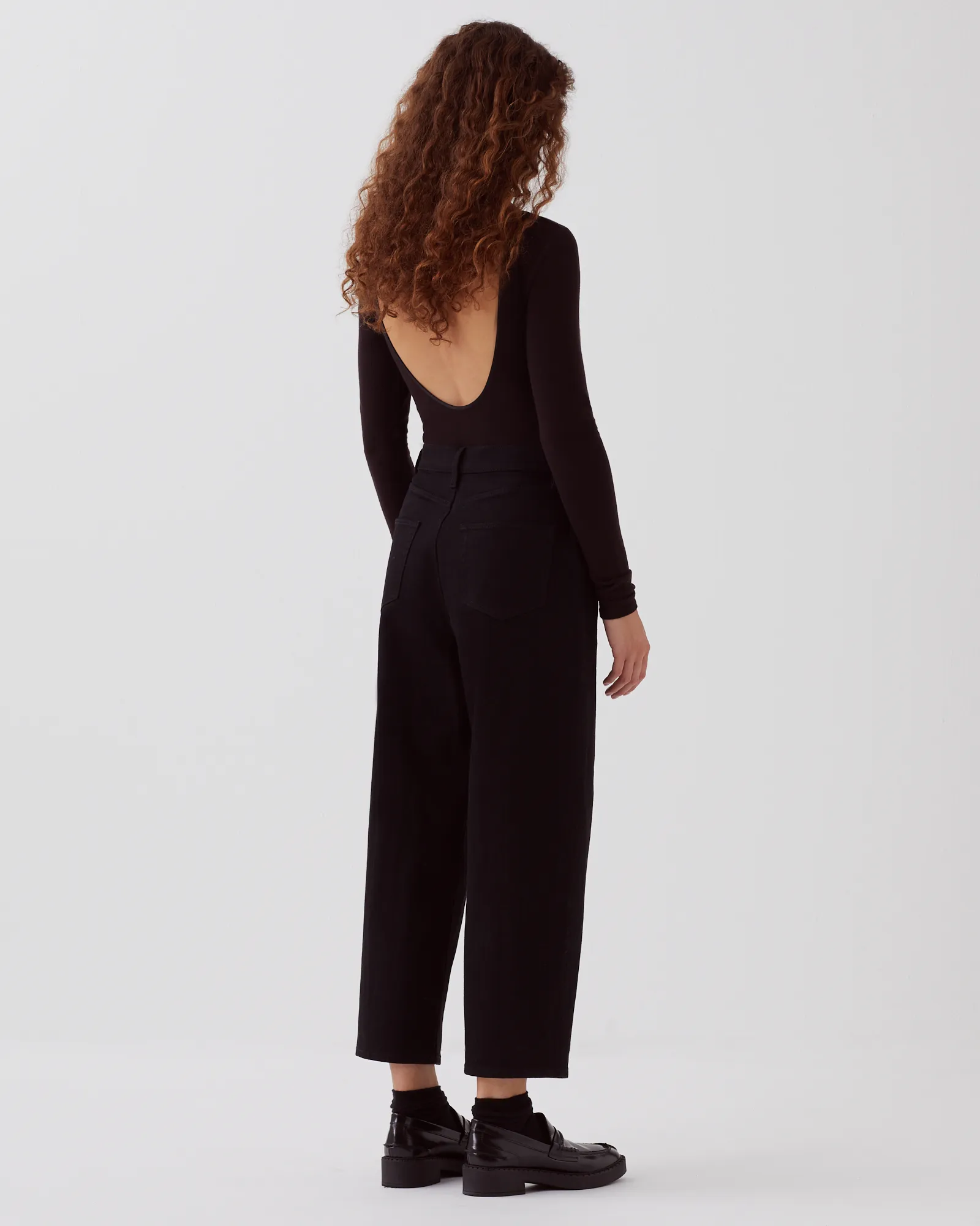 NIKKI  JEANS CARROT BLACK DENIM