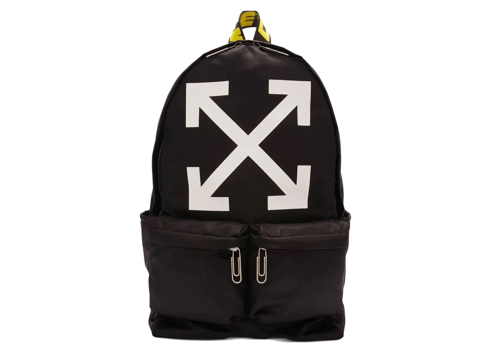 OFFWHITE ARROW NYLON BACKPACK BLACK/WHITE