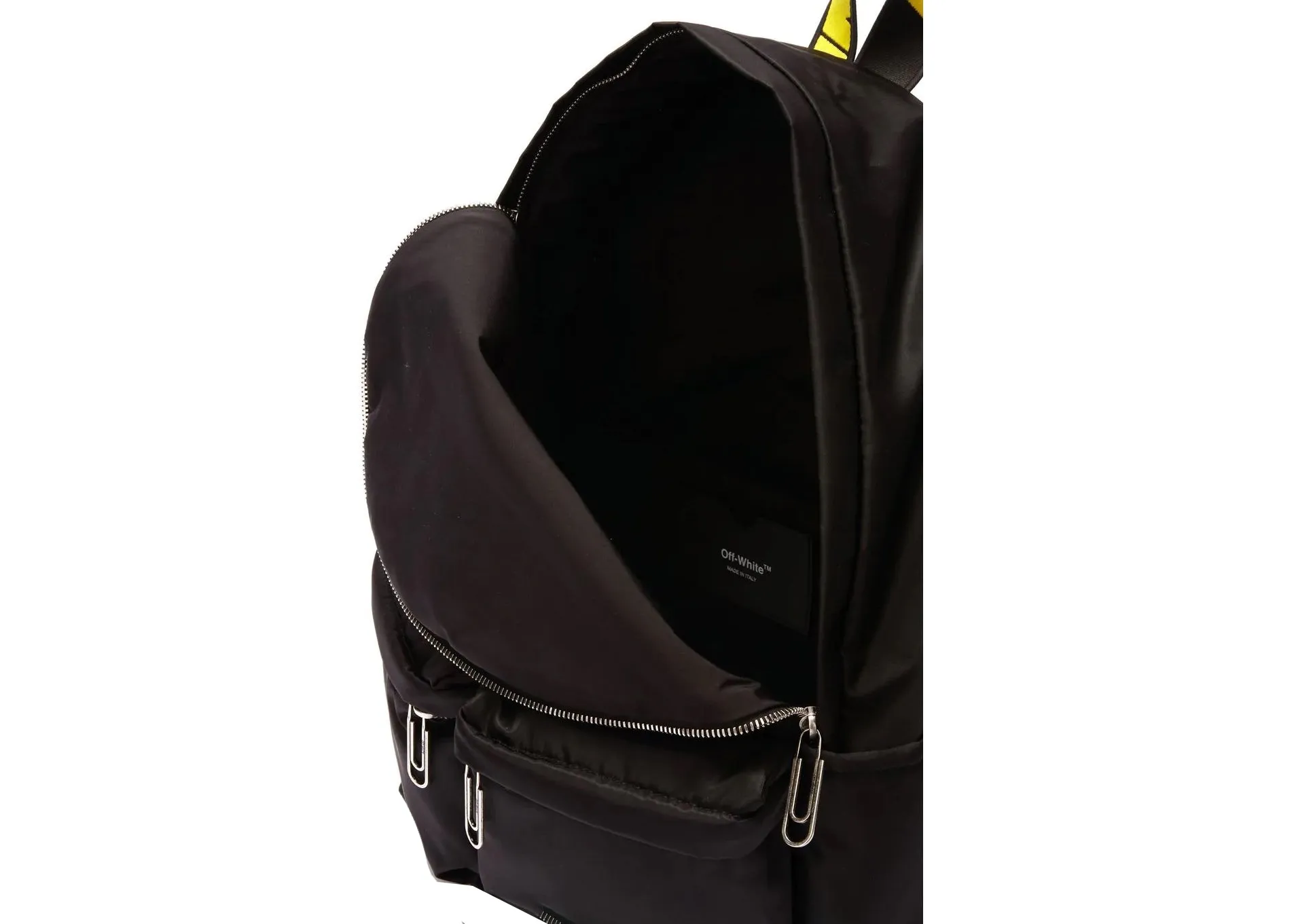 OFFWHITE ARROW NYLON BACKPACK BLACK/WHITE