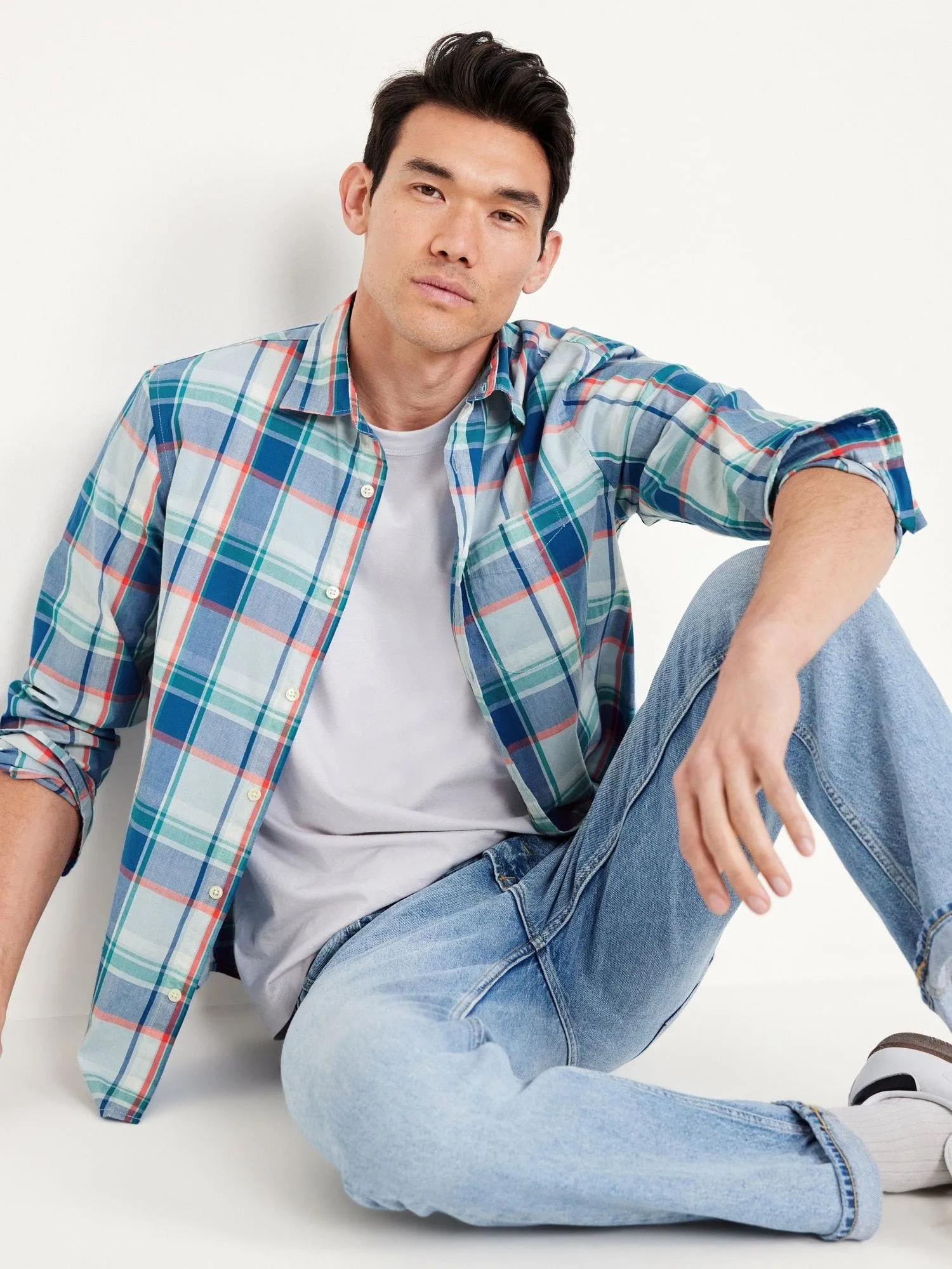 OLD NAVY CAMISA MANGA LARGA REGULARFIT OLD NAVY HOMBRE