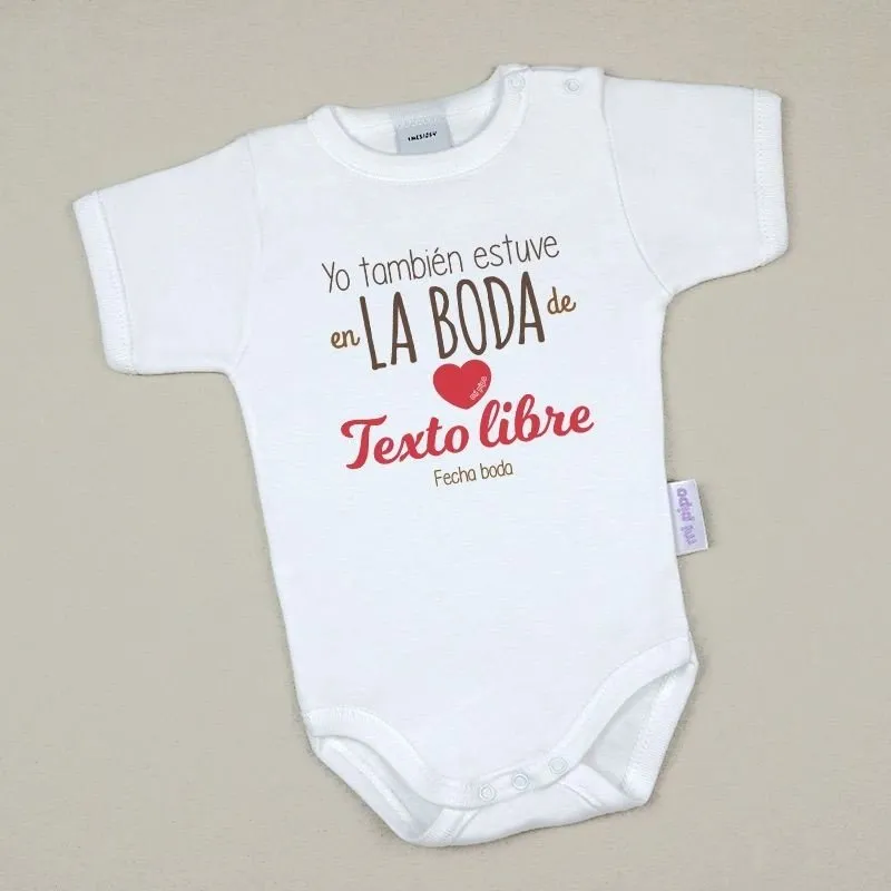 Pack bebé Yo también estuve en la Boda