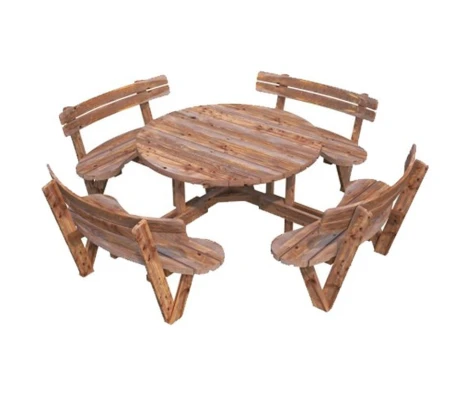 Palmako Mesa De Jardín Redonda Oliver 260 x 260 x 73 cm