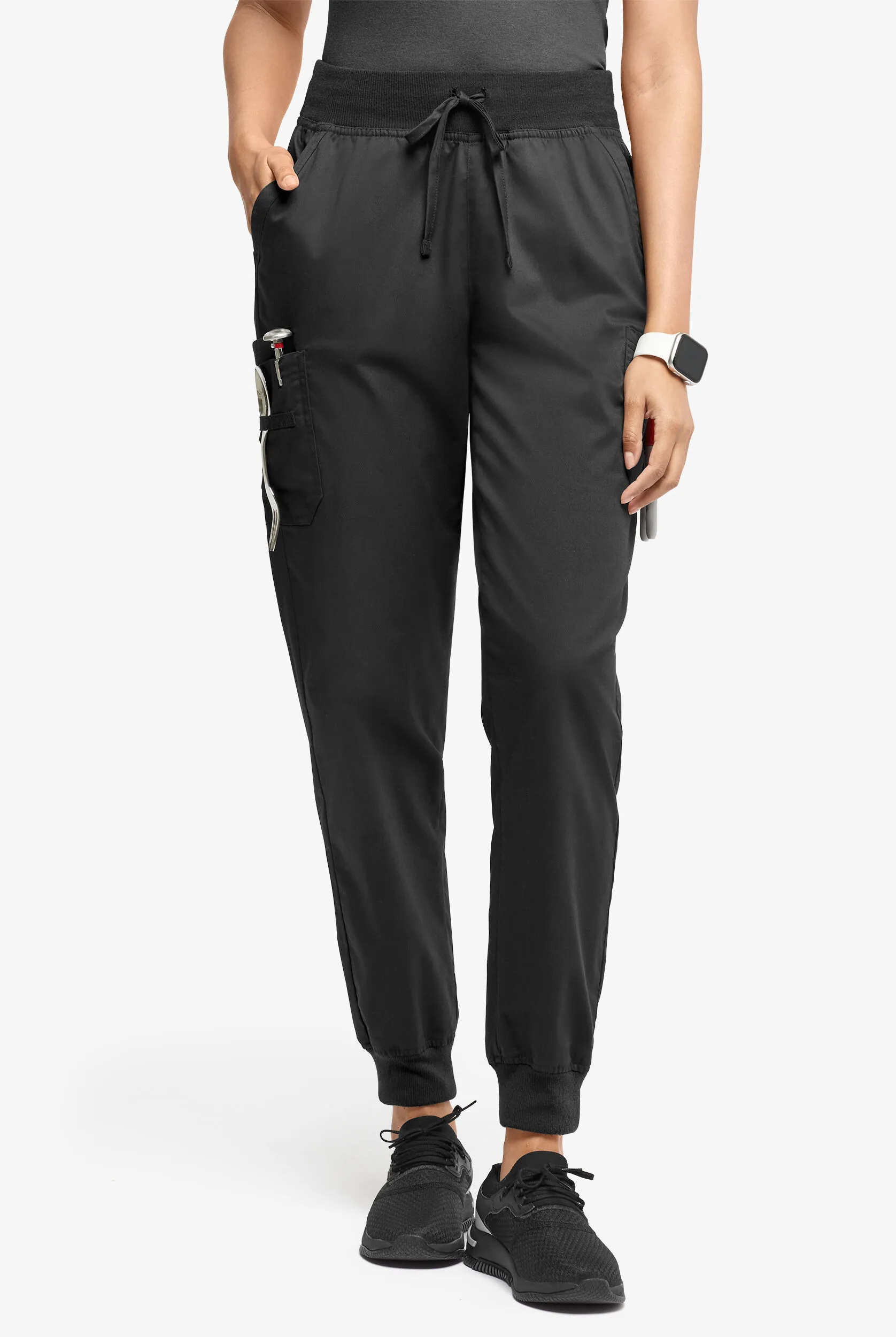 Pantalón de gastronomía Industry Line STRETCH estilo jogger con 5 bolsillos para mujer