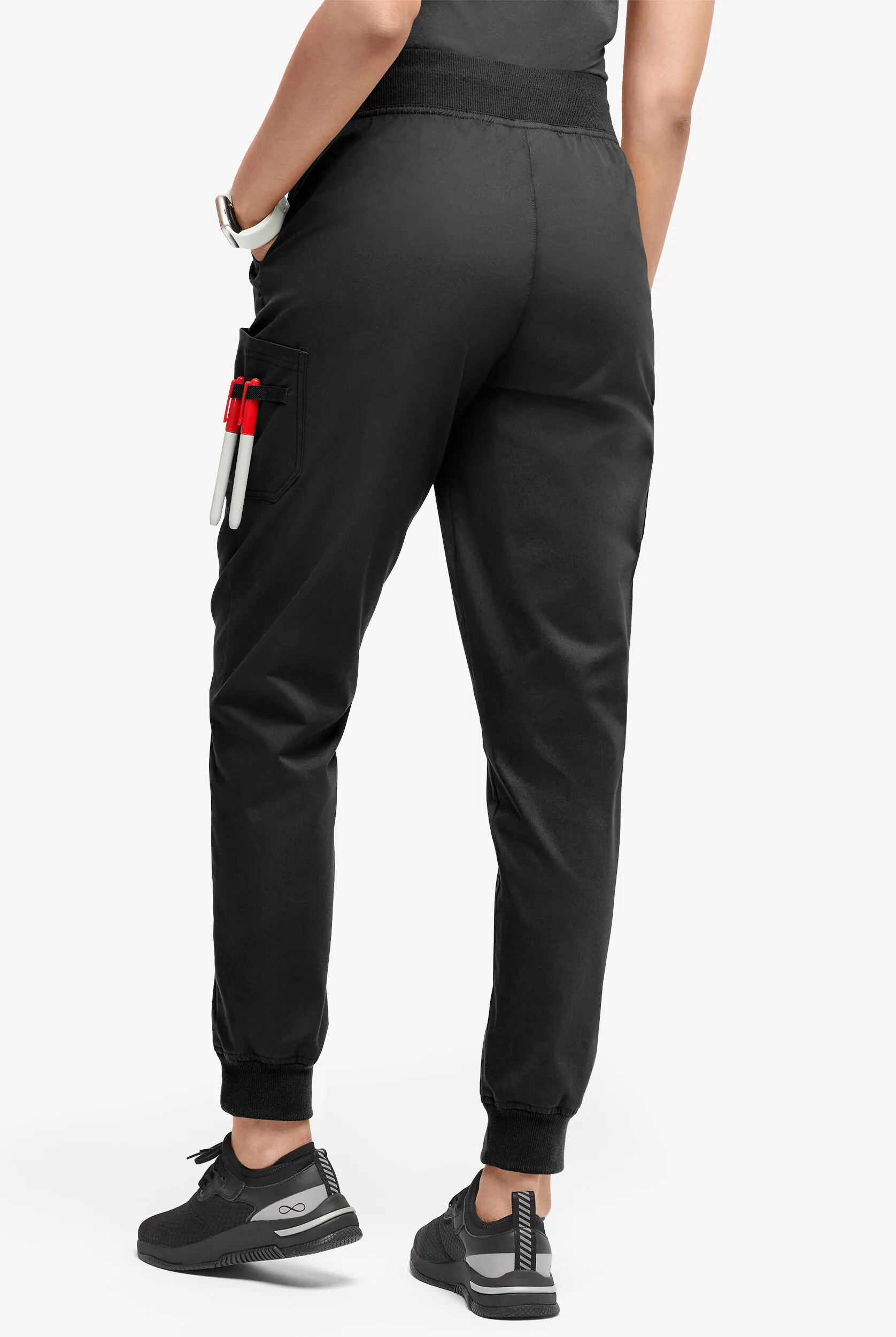 Pantalón de gastronomía Industry Line STRETCH estilo jogger con 5 bolsillos para mujer