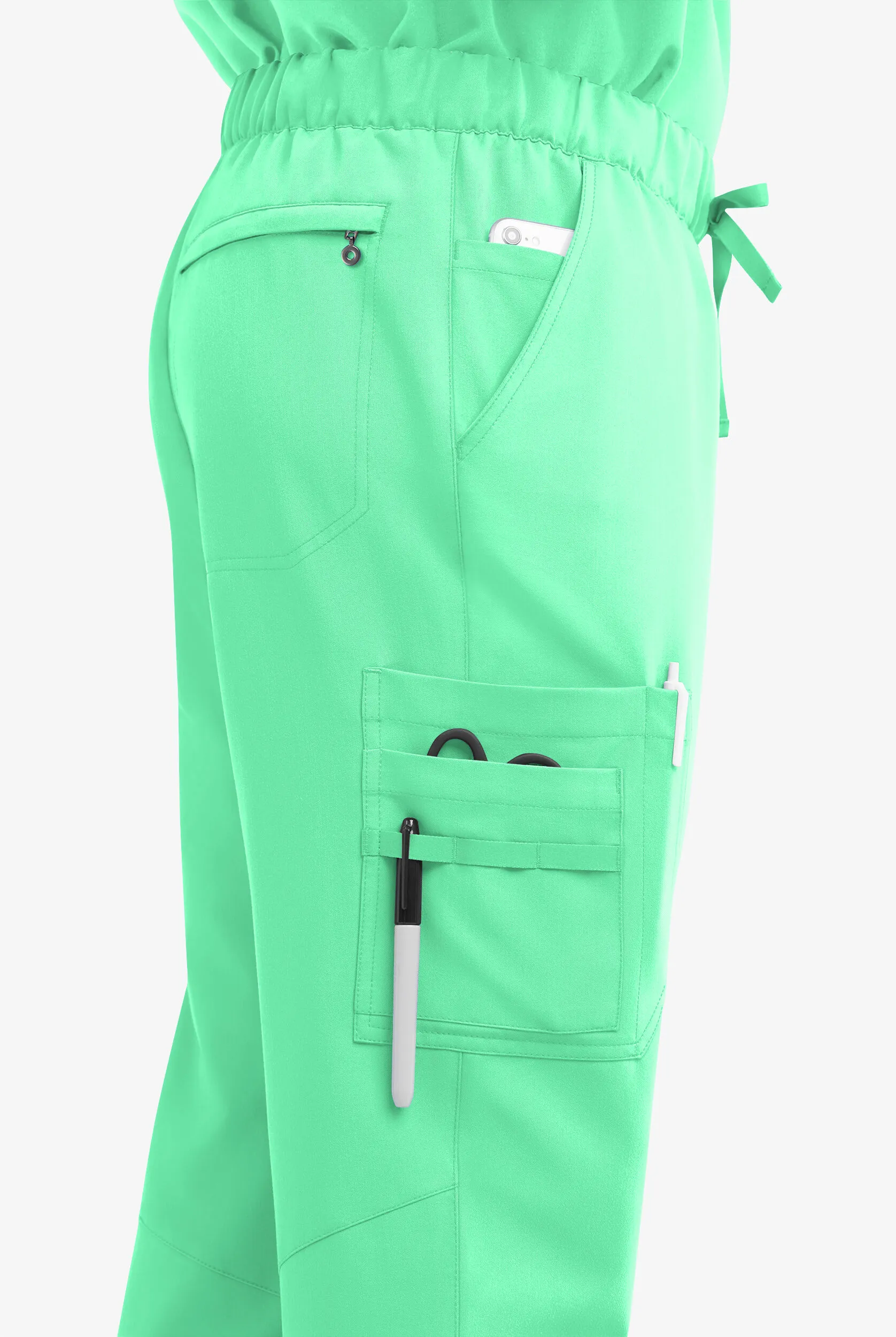 PANTAL&OACUTE;N M&EACUTE;DICO MOVEMENT BY BUTTERSOFT STRETCH HADAR ESTILO CARGO CON 9 BOLSILLOS PARA HOMBRE