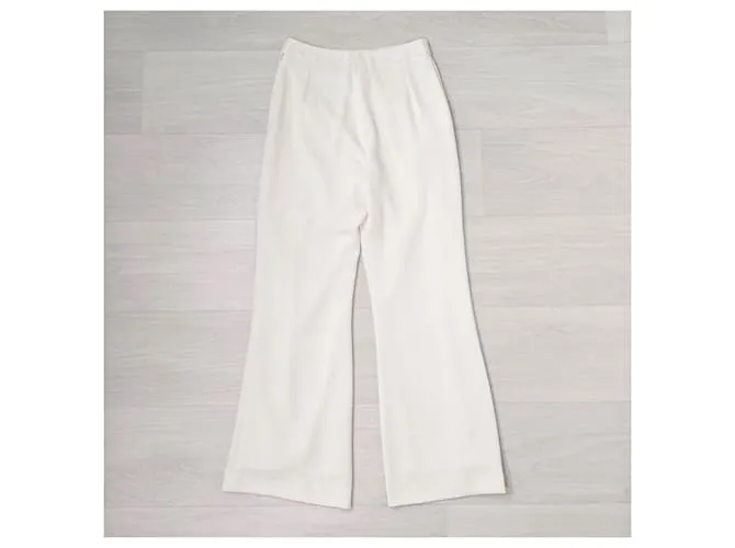 Pantalones palazzo blancos de Georges Rech 