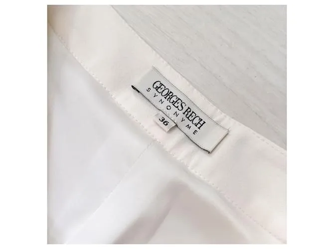 Pantalones palazzo blancos de Georges Rech 