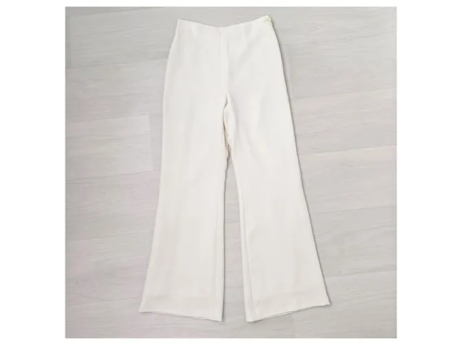 Pantalones palazzo blancos de Georges Rech 