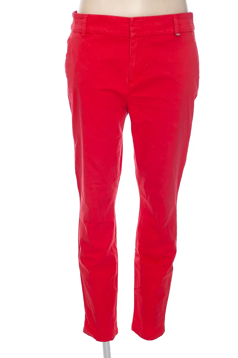 PANTALóN COLOR ROJO  ESPRIT
