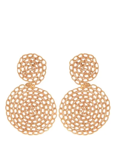 Pendientes Gourmette oro