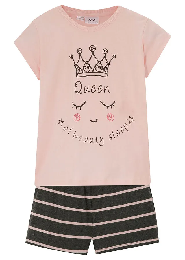 PIJAMA CORTO PARA NIñAS (2 PIEZAS) ROSAGRIS