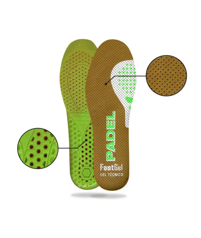 PLANTILLA FOOTGEL PADEL EUCALIPTO 3942