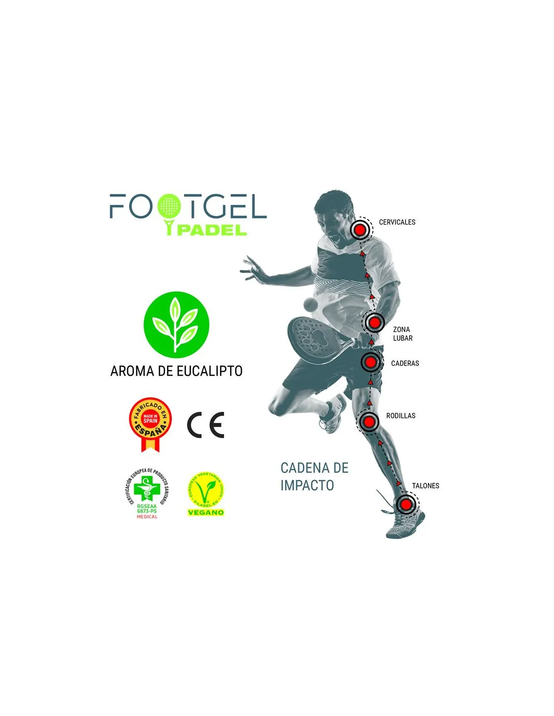 PLANTILLA FOOTGEL PADEL EUCALIPTO 3942