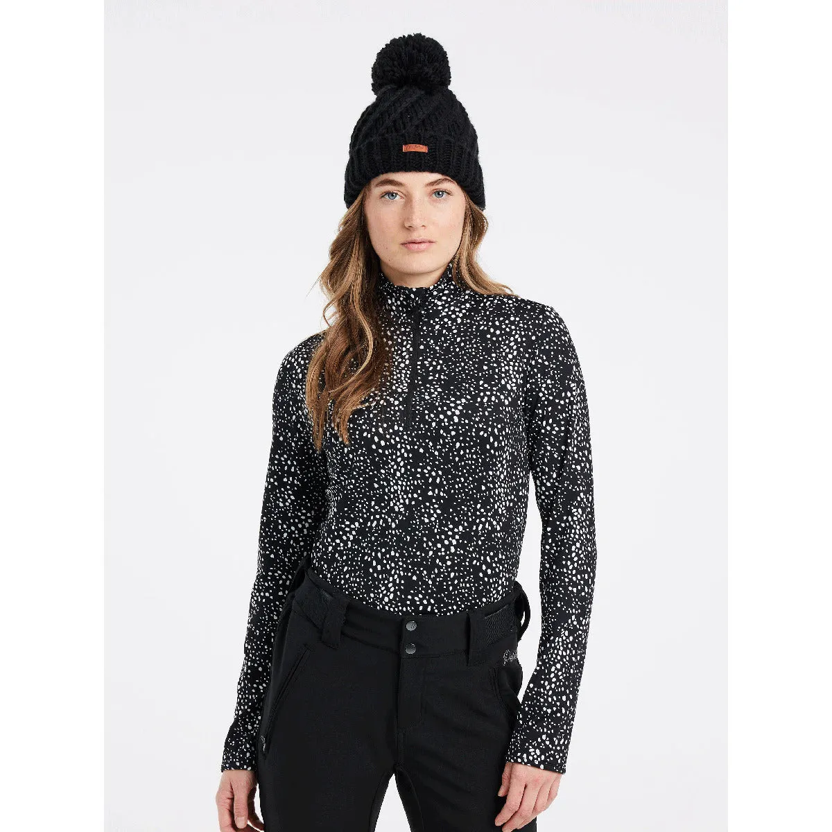 Polar Mujer Prtgrenada 1/4 Zip Top Protest Negro