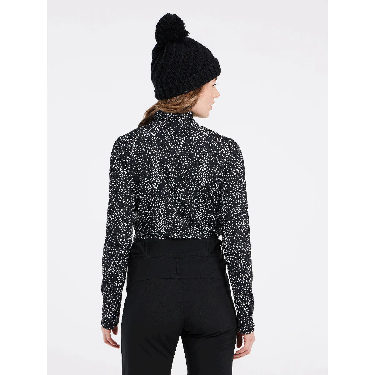 Polar Mujer Prtgrenada 1/4 Zip Top Protest Negro