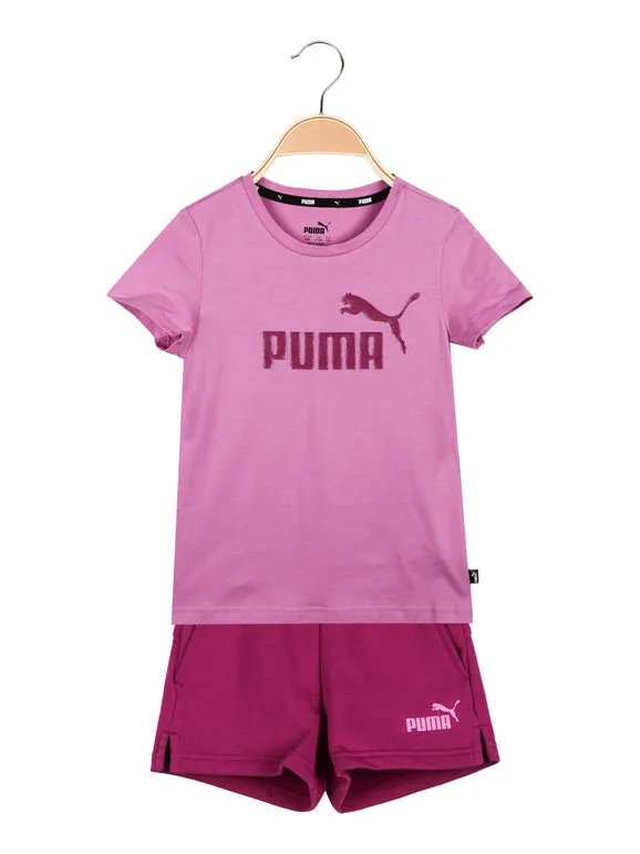 Puma Conjunto deportivo corto para niña en algodón