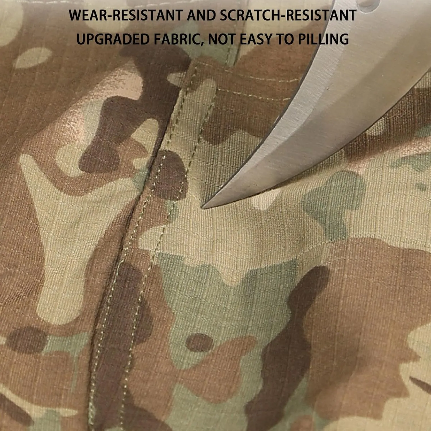 QIYUANT Niños Deportivo Ropa Táctica Conjuntos de Camiseta y Pantalones Airsoft Militar Camuflaje Primavera Verano Otoño Senderi
