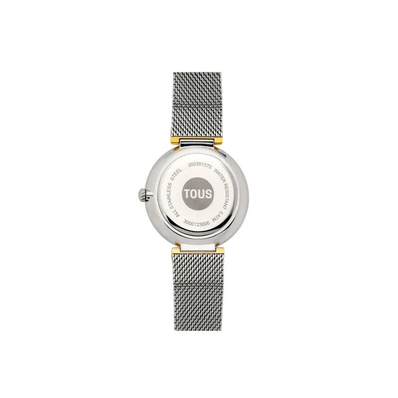 RELOJ ANALóGICO CON BRAZALETE DE ACERO Y CAJA DE ALUMINIO EN COLOR IPRG DORADO TOUS SMESH MIRROR 3000132000