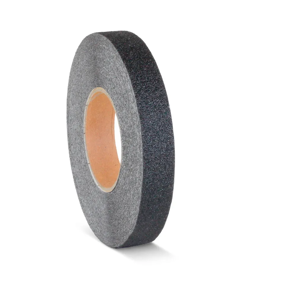 Revestimiento antideslizante m2, extra resistente, negro, rollo 25 mm x 18,3 m