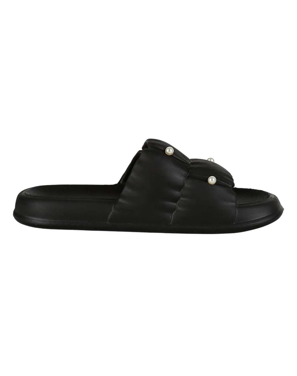 Sandalia Mujer Playa Piso Negro Stfashion 09704006