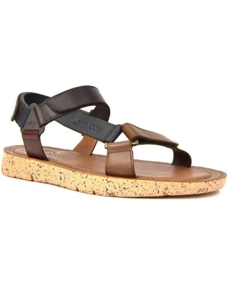 SANDALIAS KANGAROOS  DE HOMBRE SANDALIA CABALLERO  COMB MARRONCUEROBURDEOSCOMB MARRONCUEROBU