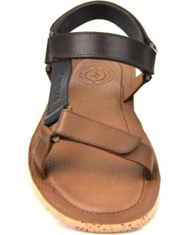 SANDALIAS KANGAROOS  DE HOMBRE SANDALIA CABALLERO  COMB MARRONCUEROBURDEOSCOMB MARRONCUEROBU