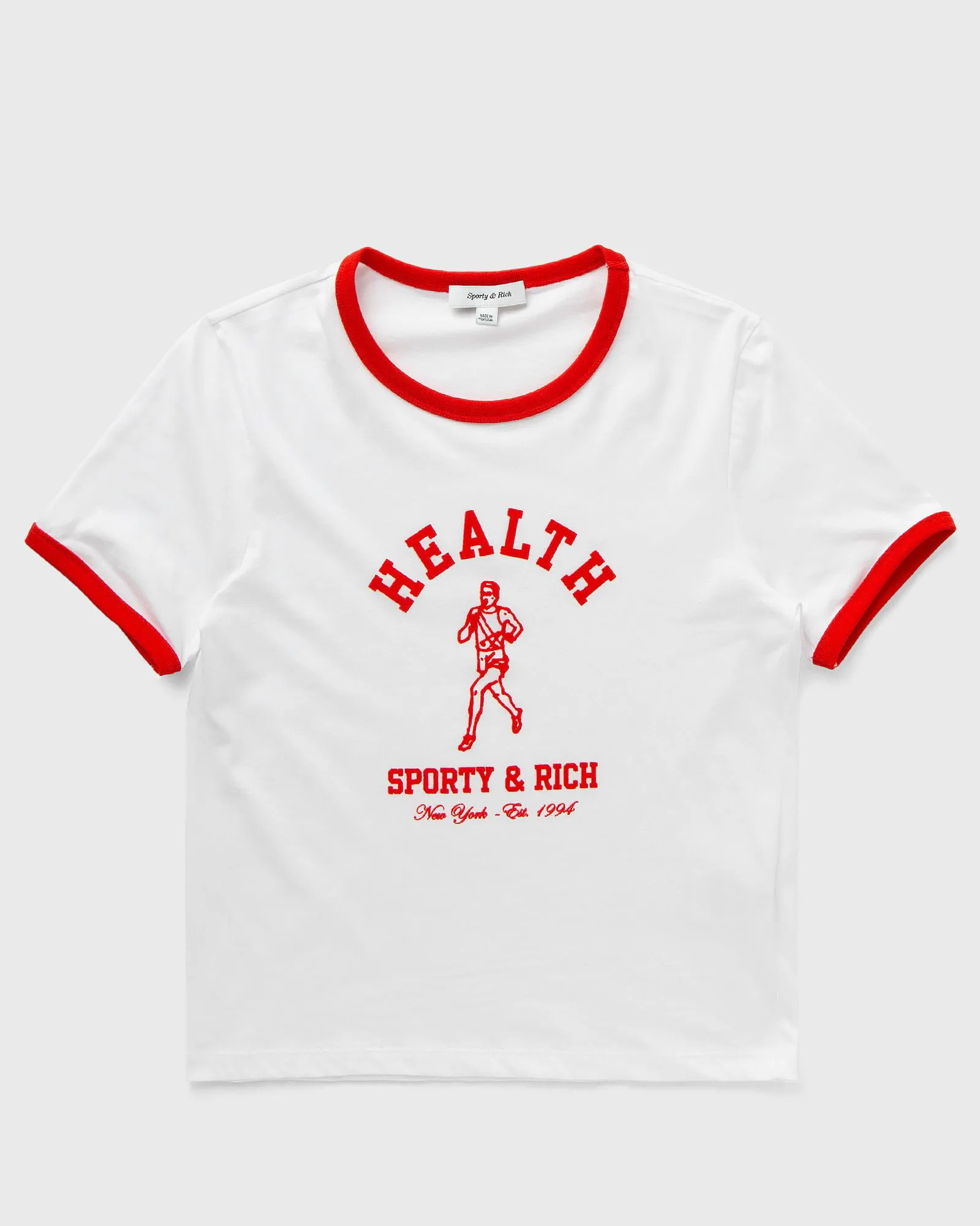 Sporty & Rich NY Running Club Ringer Tee