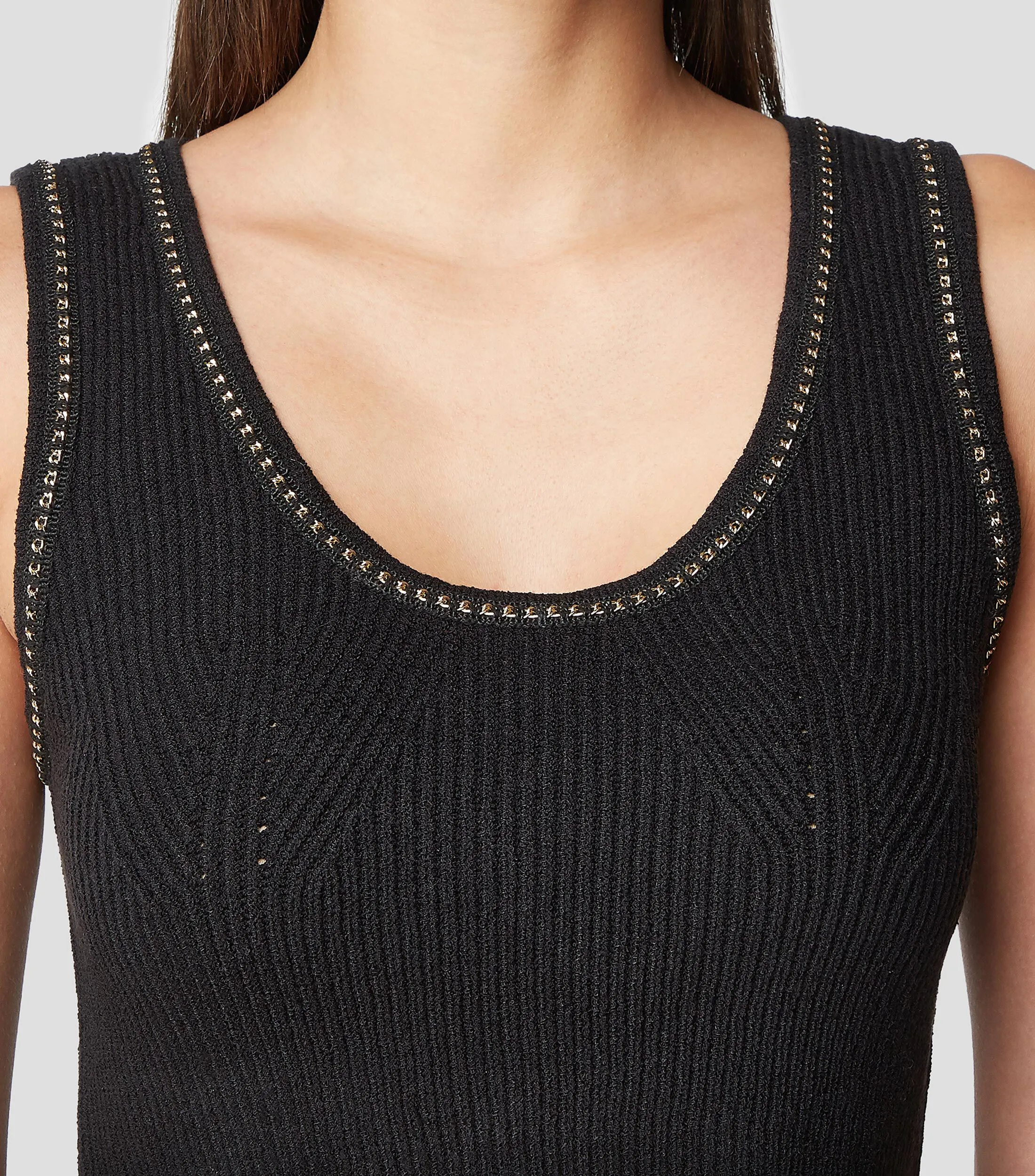 SUNCOO Tank top cropped sin mangas Mujer