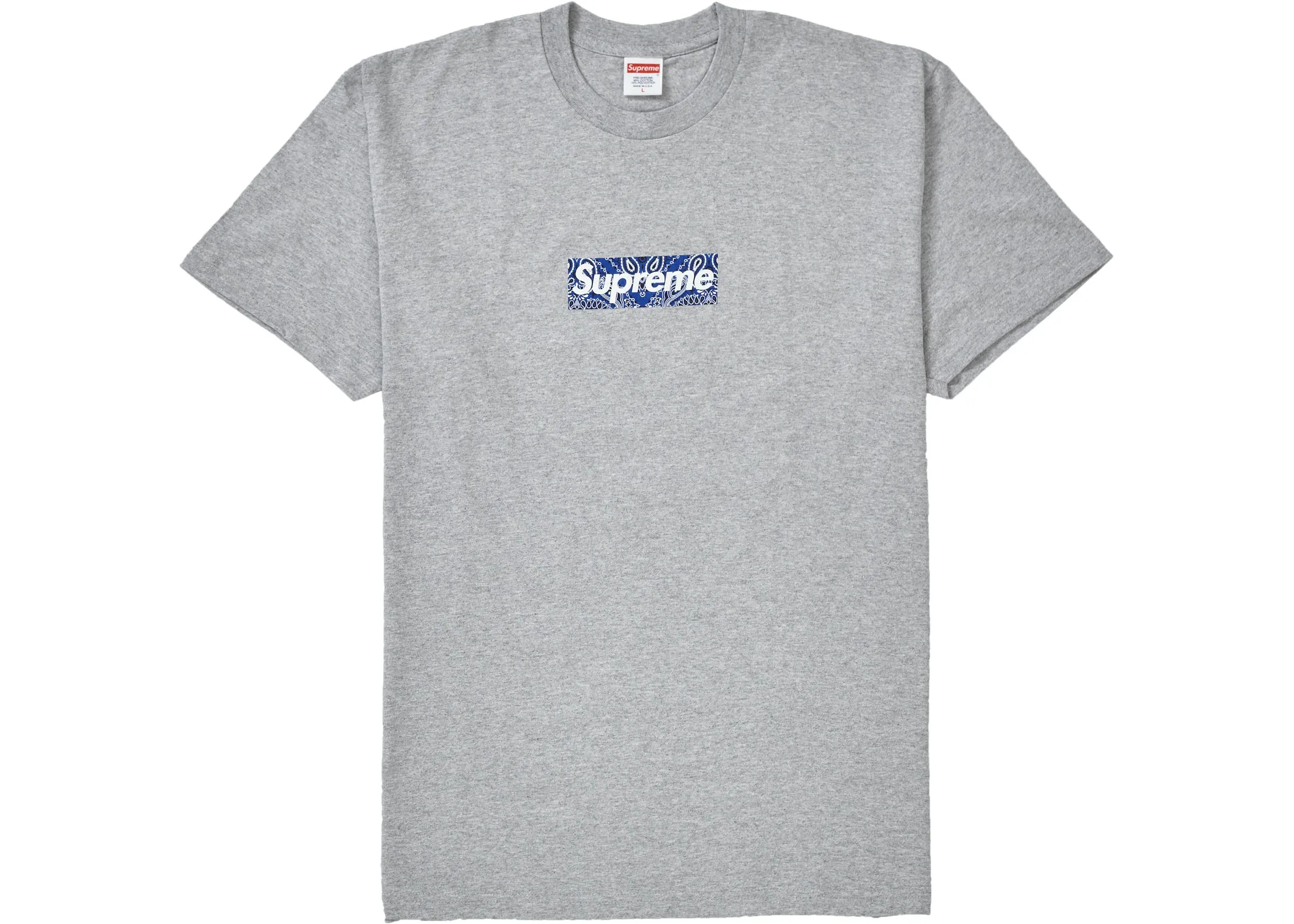 SUPREME  BOX LOGO BANDANA GREY