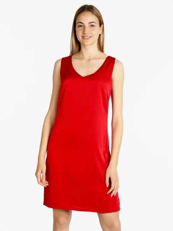 Sweet Miss Vestido tubo de mujer efecto raso