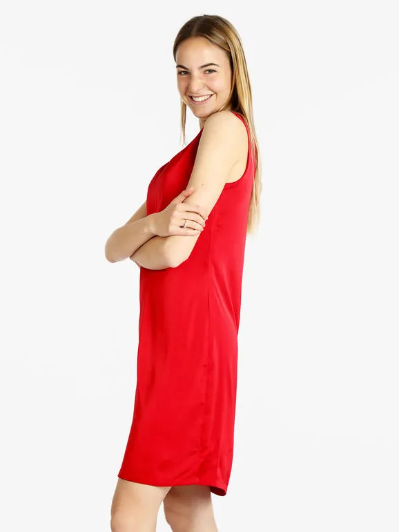 Sweet Miss Vestido tubo de mujer efecto raso