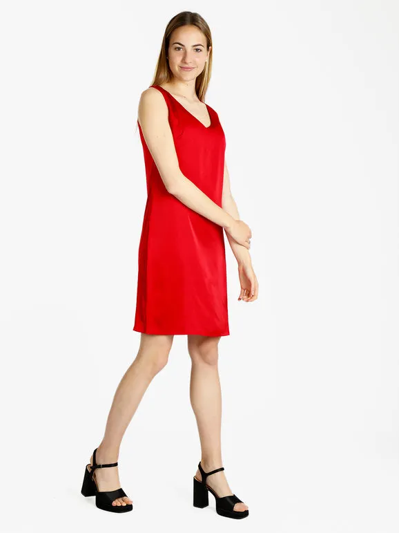 Sweet Miss Vestido tubo de mujer efecto raso