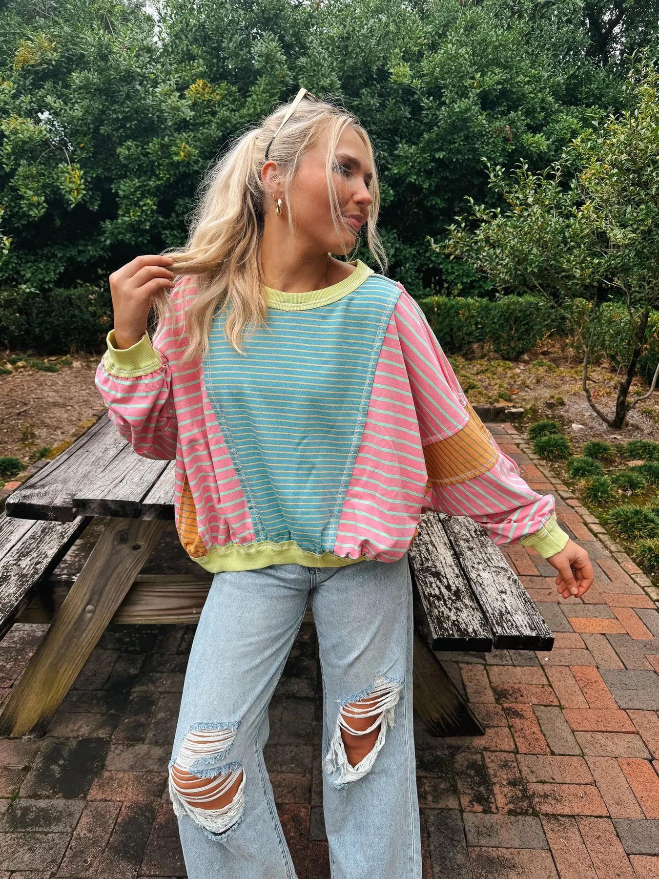 SWEET TREAT STRIPE TOP