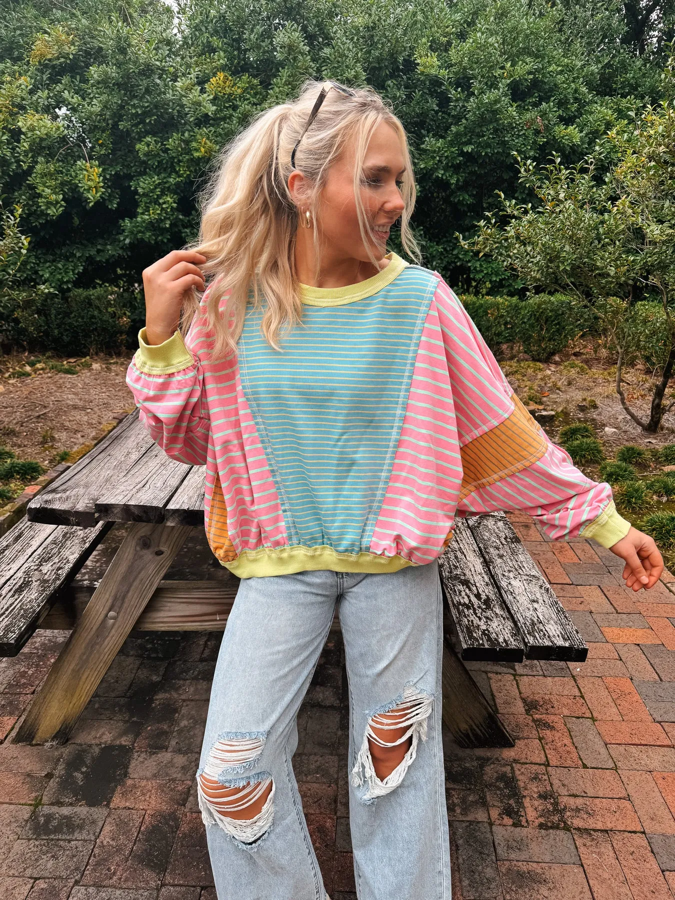 SWEET TREAT STRIPE TOP