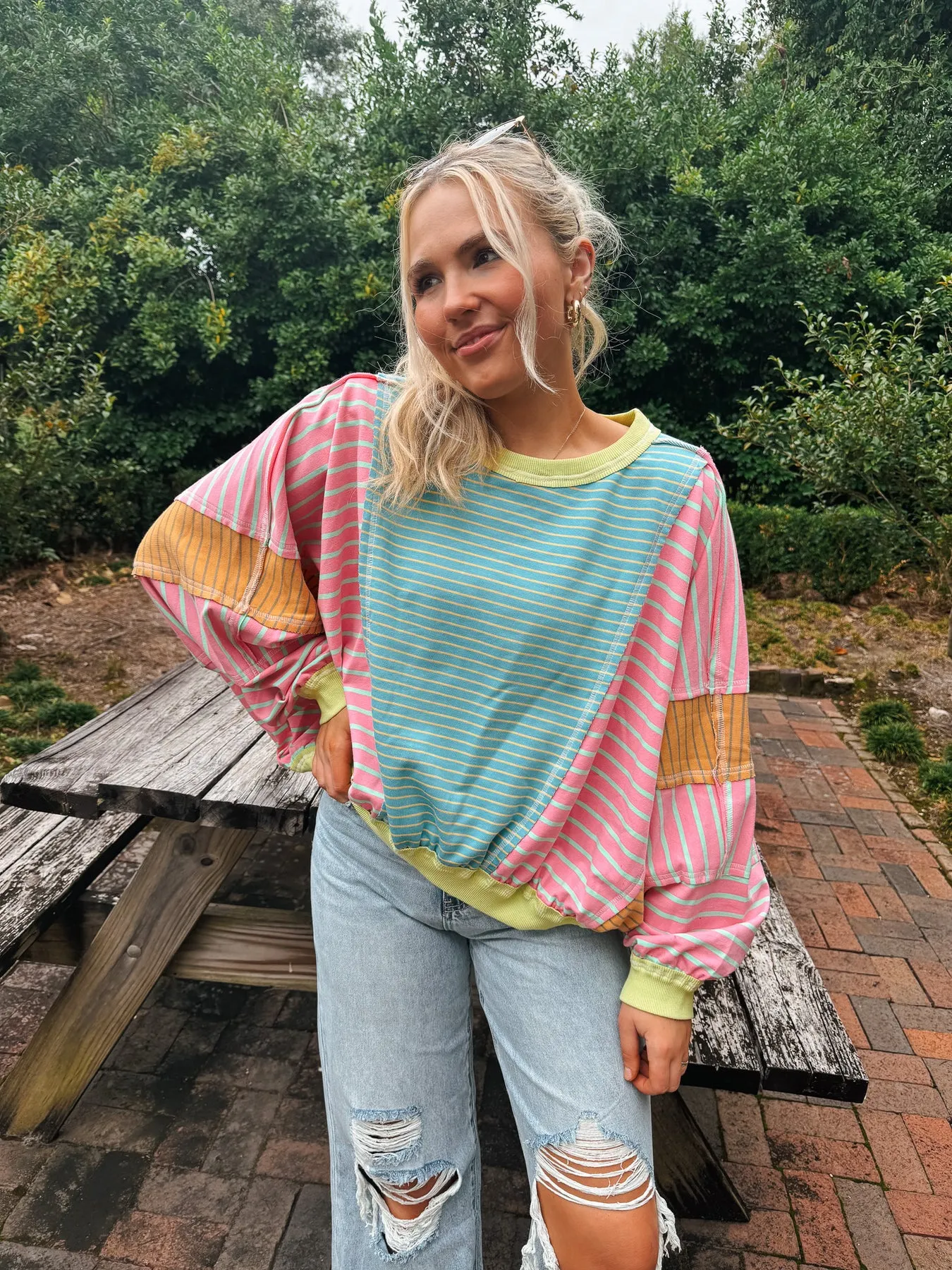 SWEET TREAT STRIPE TOP