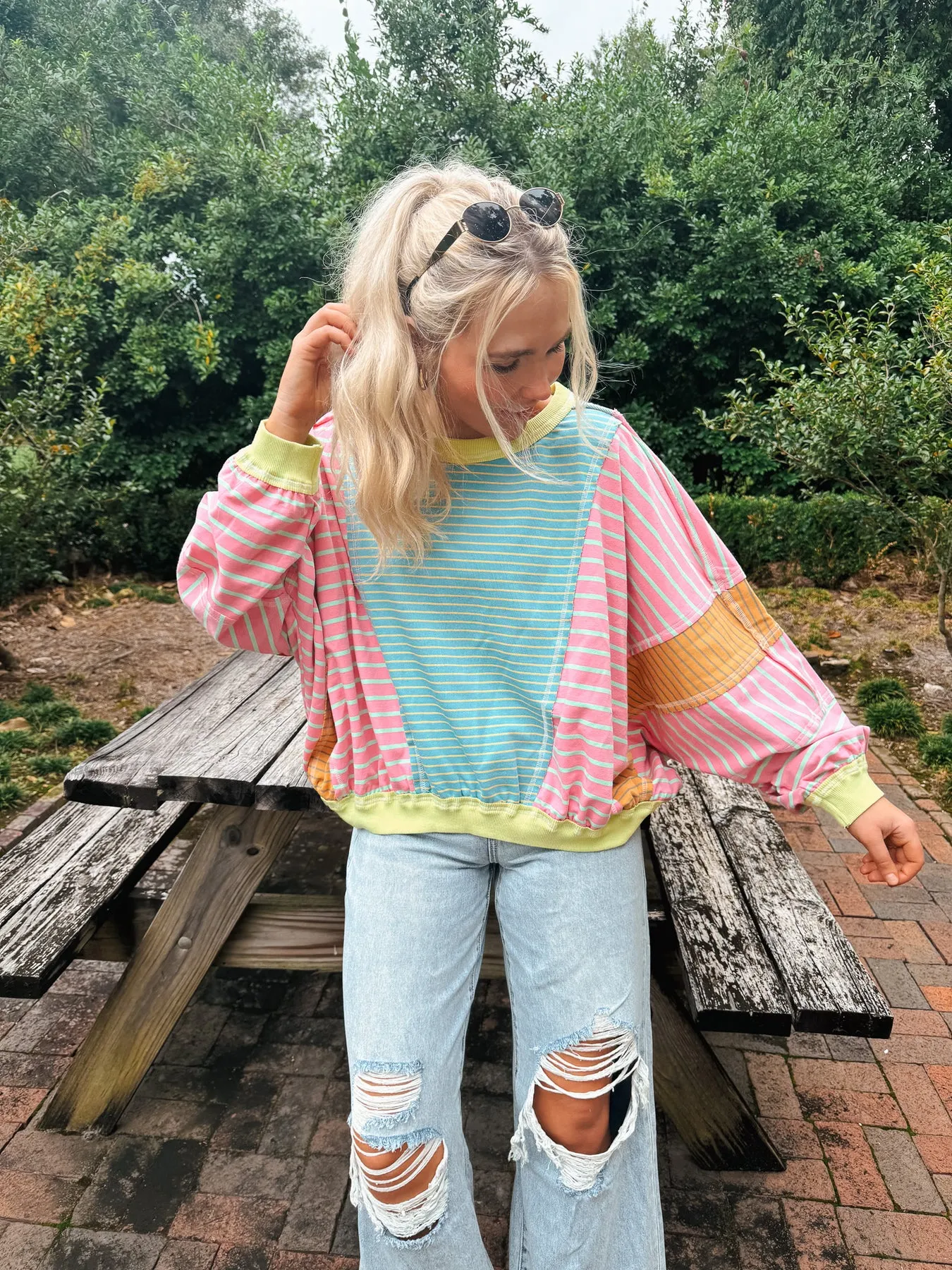 SWEET TREAT STRIPE TOP