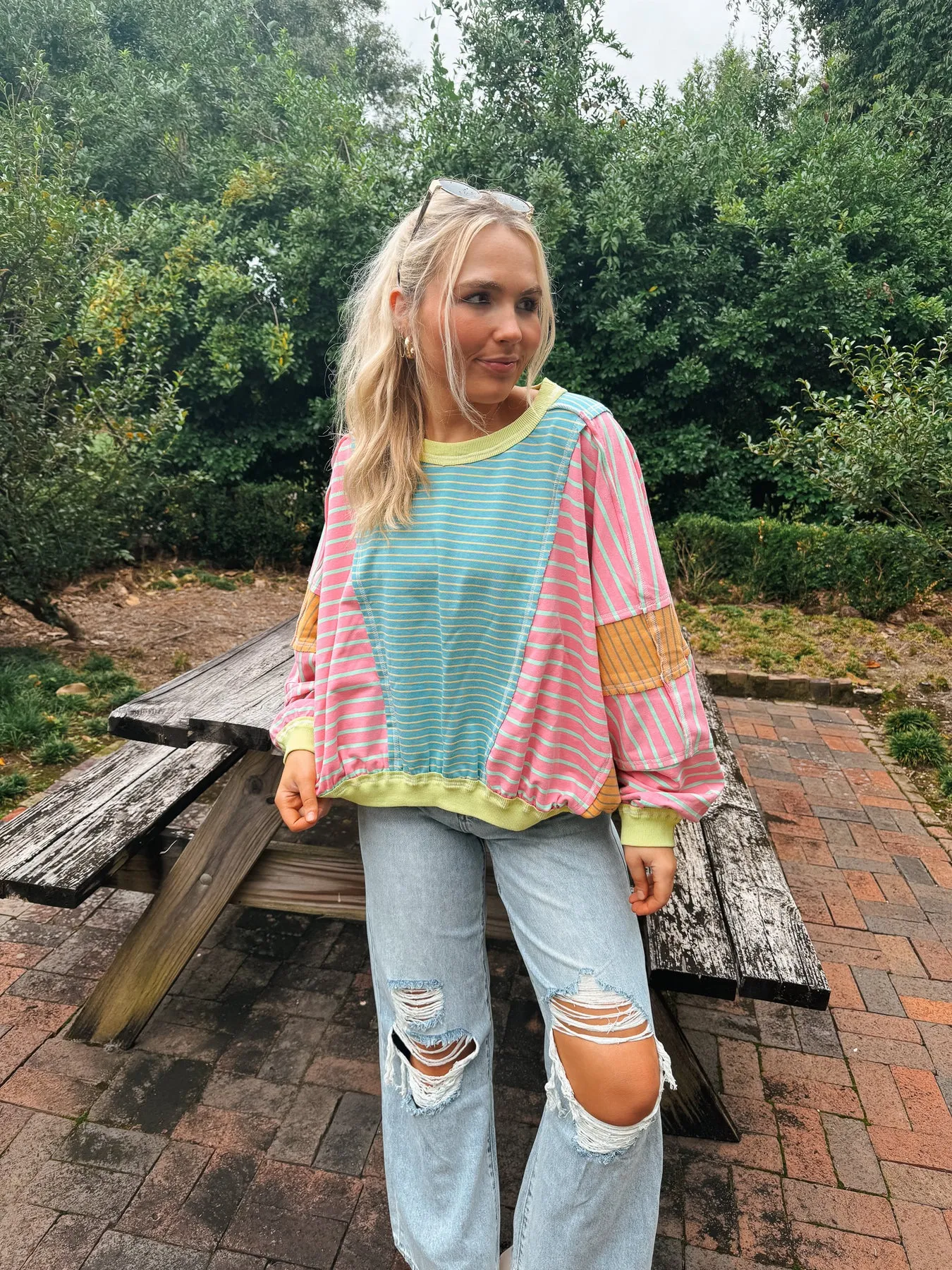 SWEET TREAT STRIPE TOP