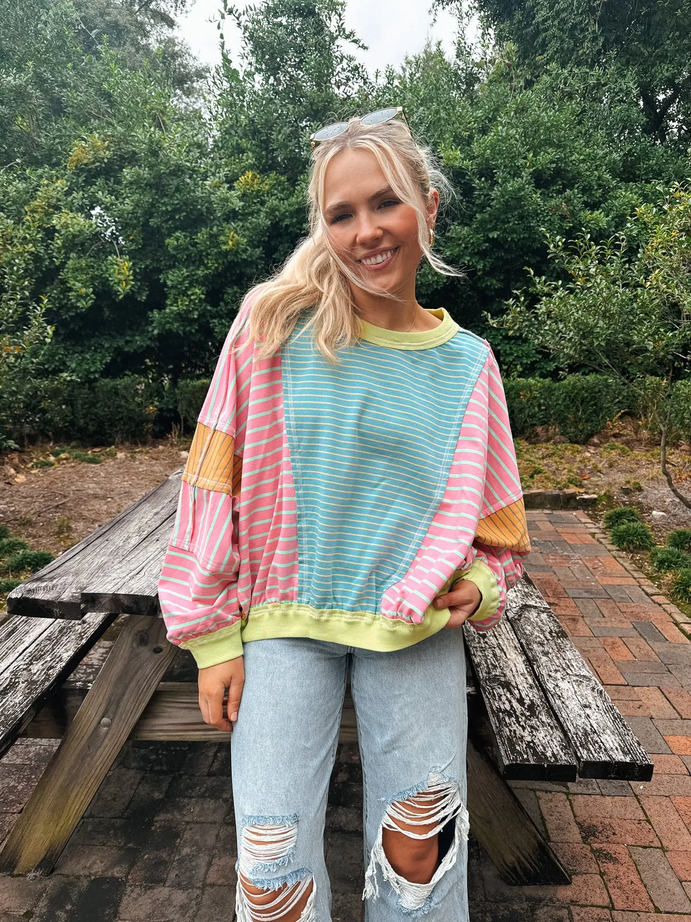 SWEET TREAT STRIPE TOP