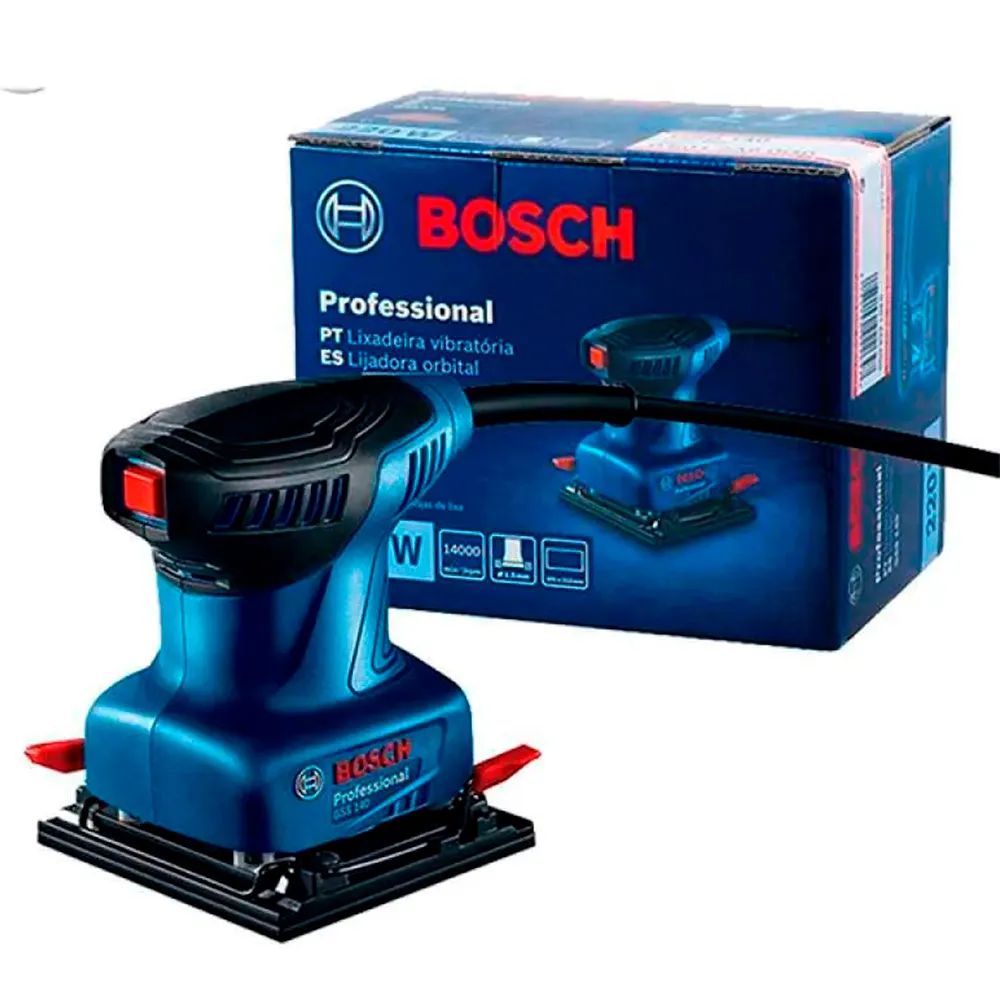 Taladro GSB 550 Bosch + Lijadora Orbital GSS 140