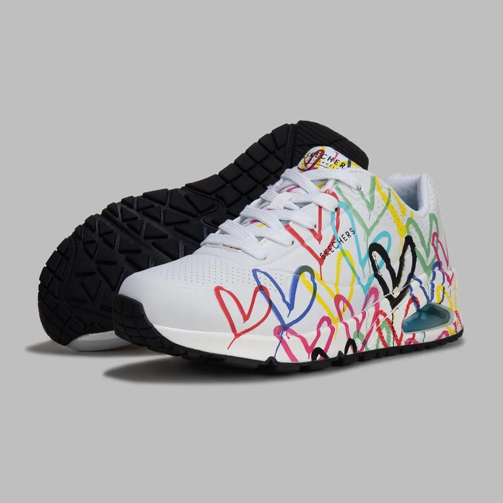 Tenis Skechers Uno X JGoldcrown Mujer
