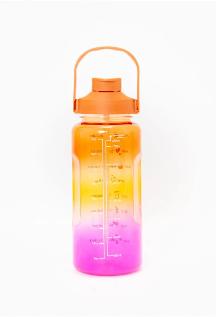 Termo con texto unic multicolor