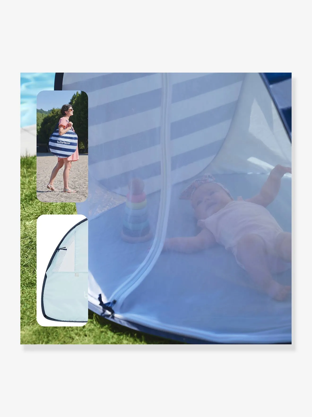 TIENDA ANTIUV50+ CON MOSQUITERA BABYMOOV